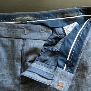 Banana republic sloan cropped slacks